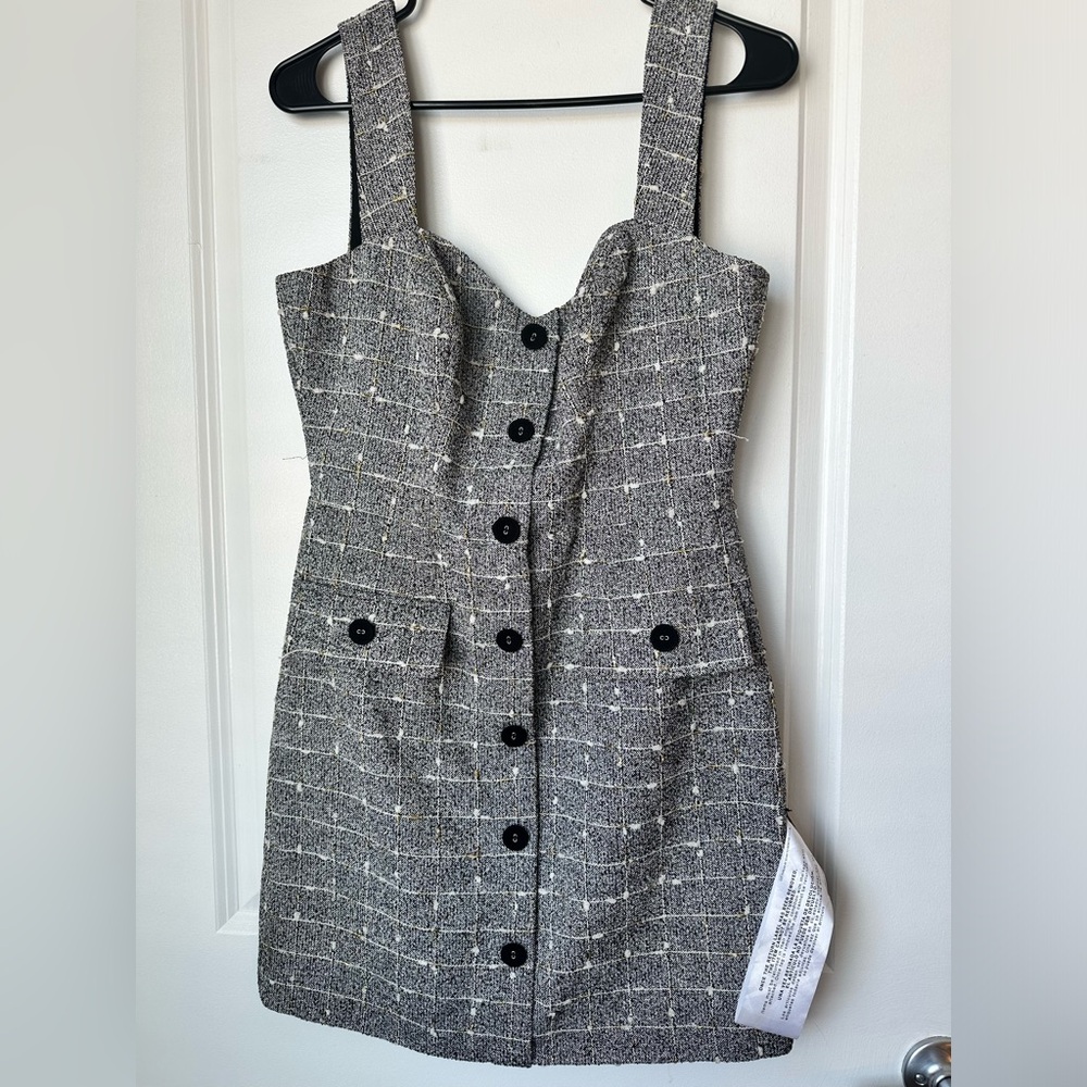 Dress the population Whitney tweed dress NEW WITH TAGS